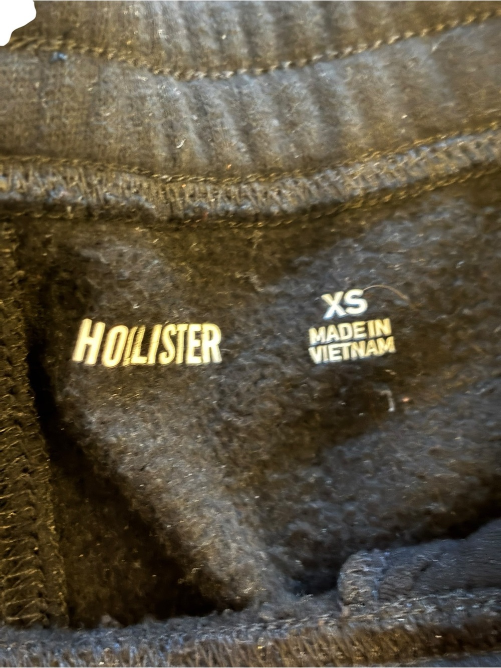 Hollister Kids Black Wide-Leg Sweatpants Womens Size XS - Picture 3 of 3